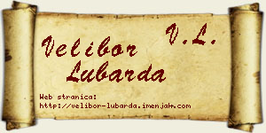 Velibor Lubarda vizit kartica